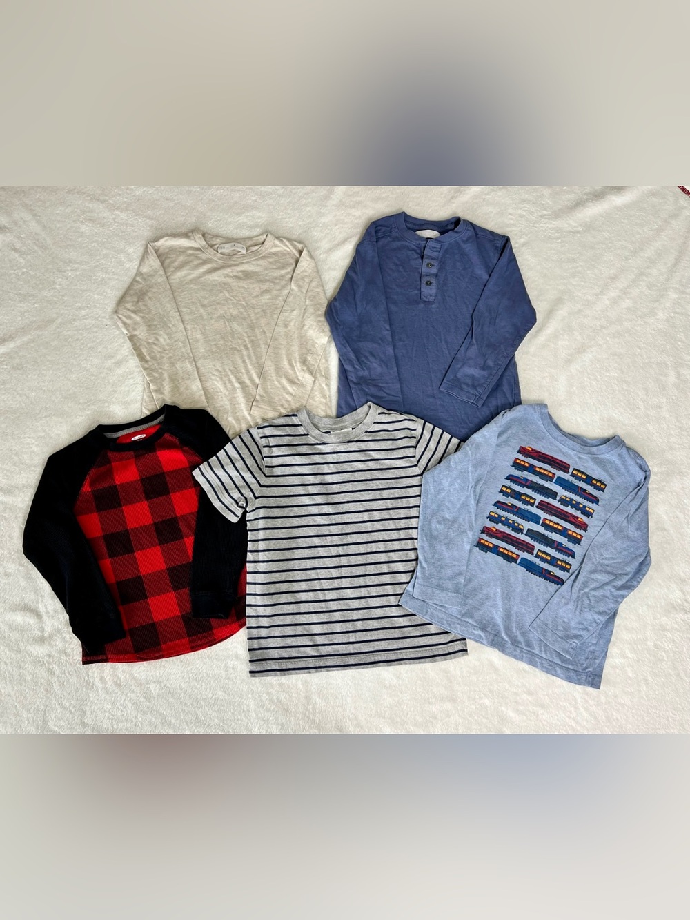 Boys Long Sleeve Shirts Size 5/6